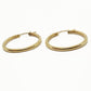 14K Yellow Gold Hoop Earrings